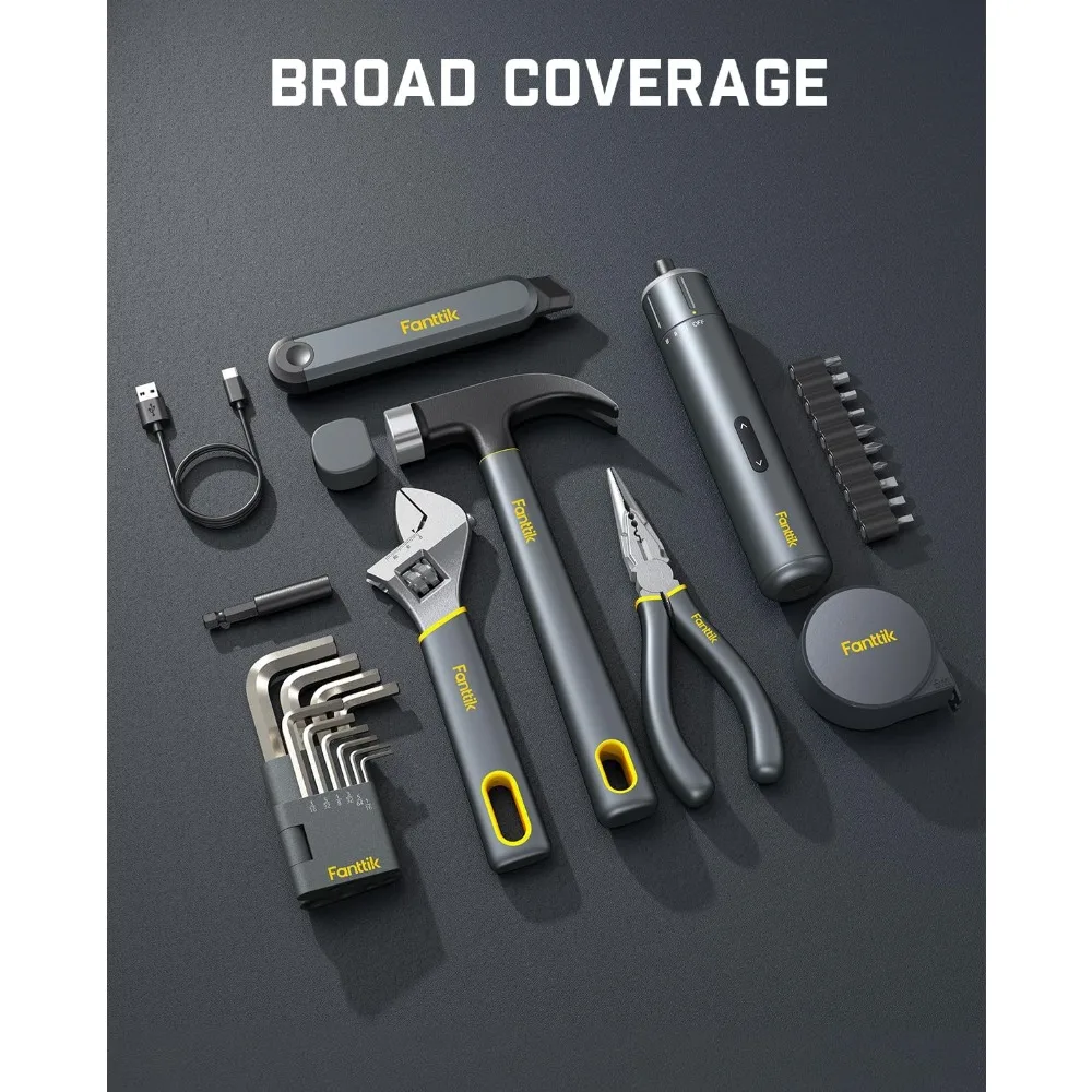 Набор инструментов для электрической отвертки S1 NEX Studio, 3 настройки крутящего момента, макс. 6 Нм, 10 магнитных битов, 7 типов инструментов, шестигранные ключи, гаечный ключ