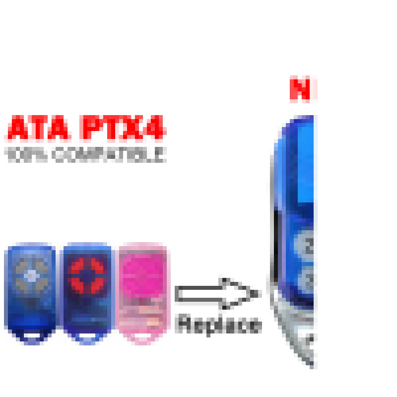 5 шт. для ATA PTX4 Herculift: пульт дистанционного управления для гаража, 433 МГц, с плавающим кодом, ручной передатчик-приемник для гаражных ворот.
