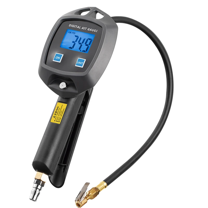 

High Quality Tyre Digital Pressure Gauge LCD Display 250Psi 18Bar 1800Kpa 18kg Manufacturer