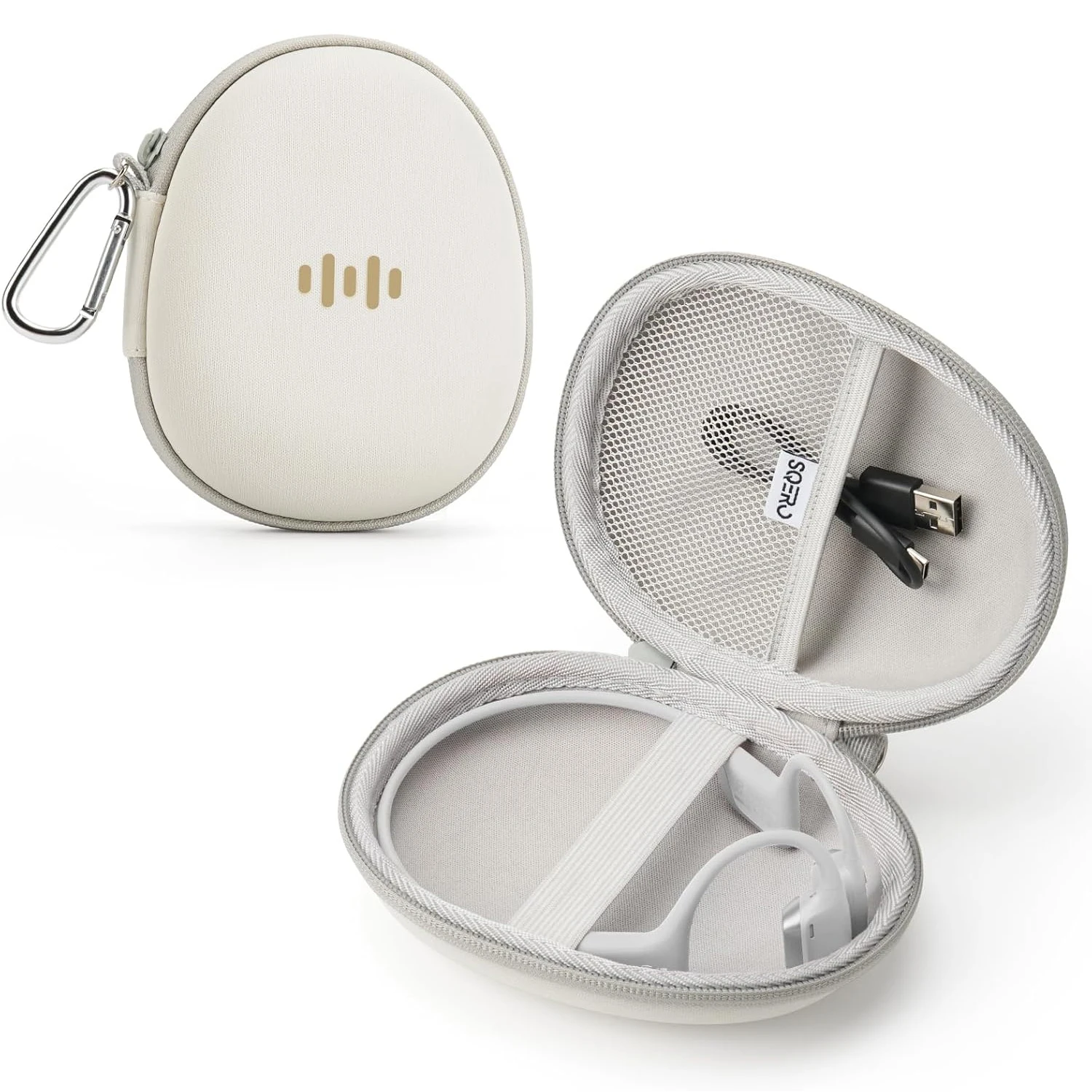 Headphone Case for Shokz OpenRun Pro 2/OpenRun/OpenSwim Pro/OpenMove Bone Conduction Earphones, Portable Travel Carrying Case