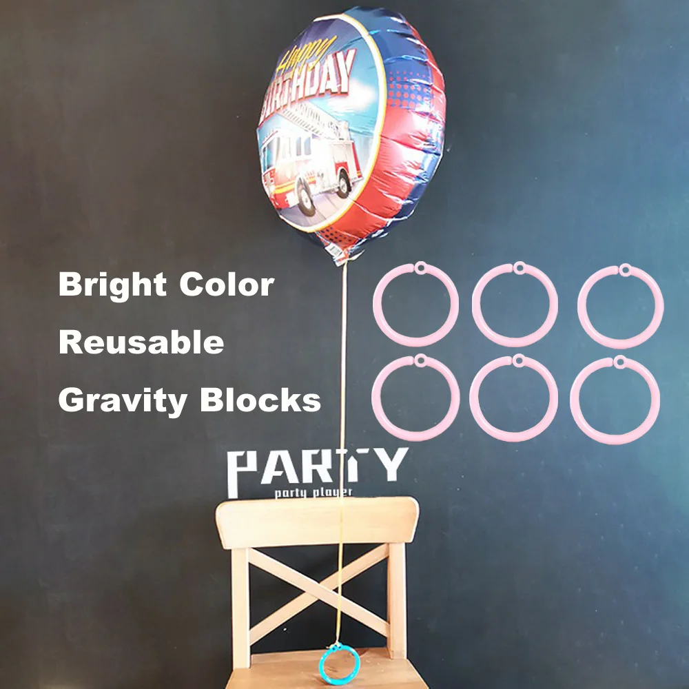 

6PCS White 20gram Balloon Weights Helium Party Supplies Balloon Weight Blocks Decor Accessories Reusable Balloon Gravity Blocks