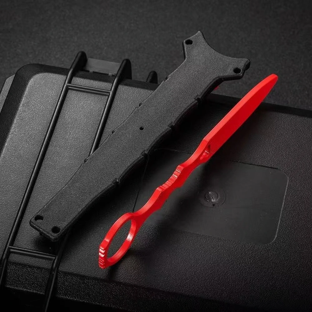 2026 Modell Outdoor Ungeöltes Kleines Gerades Messer, Leicht zu Tragendes EDC440 Klingentraining-Messer, Trainings-Scheide – Detail 4