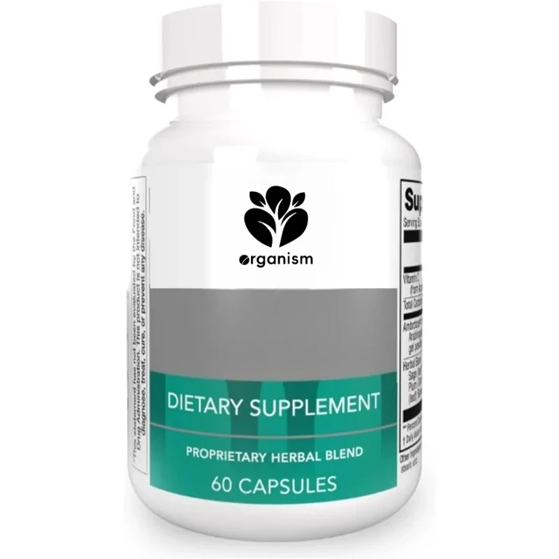 

Immune support promotes respiratory health with 60 capsules of plant formula containing vitamin C and mannan for daily health