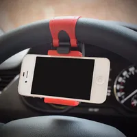 Universal Car Phone Holder Car Steering Wheel Clip Mount Holder for IPhone 11 X Xr Xs Max for Samsung Xiaomi Huawei Phone GPS