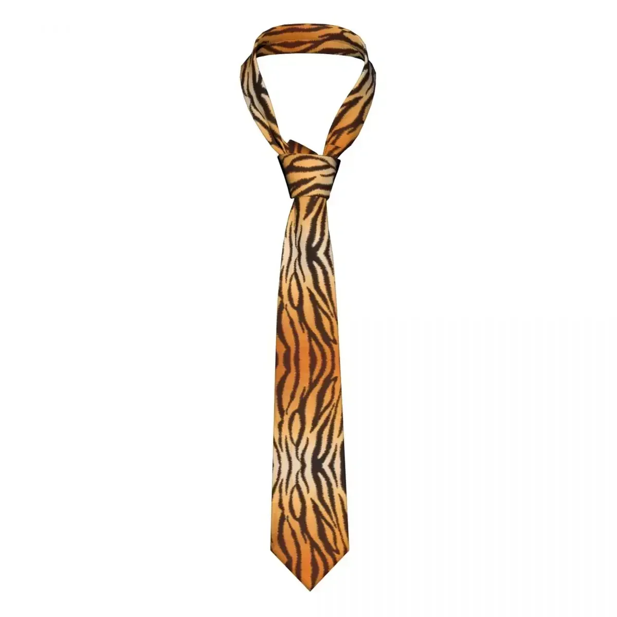 

Tiger Skin Hide Tie For Men Women Necktie Clothing Accessories