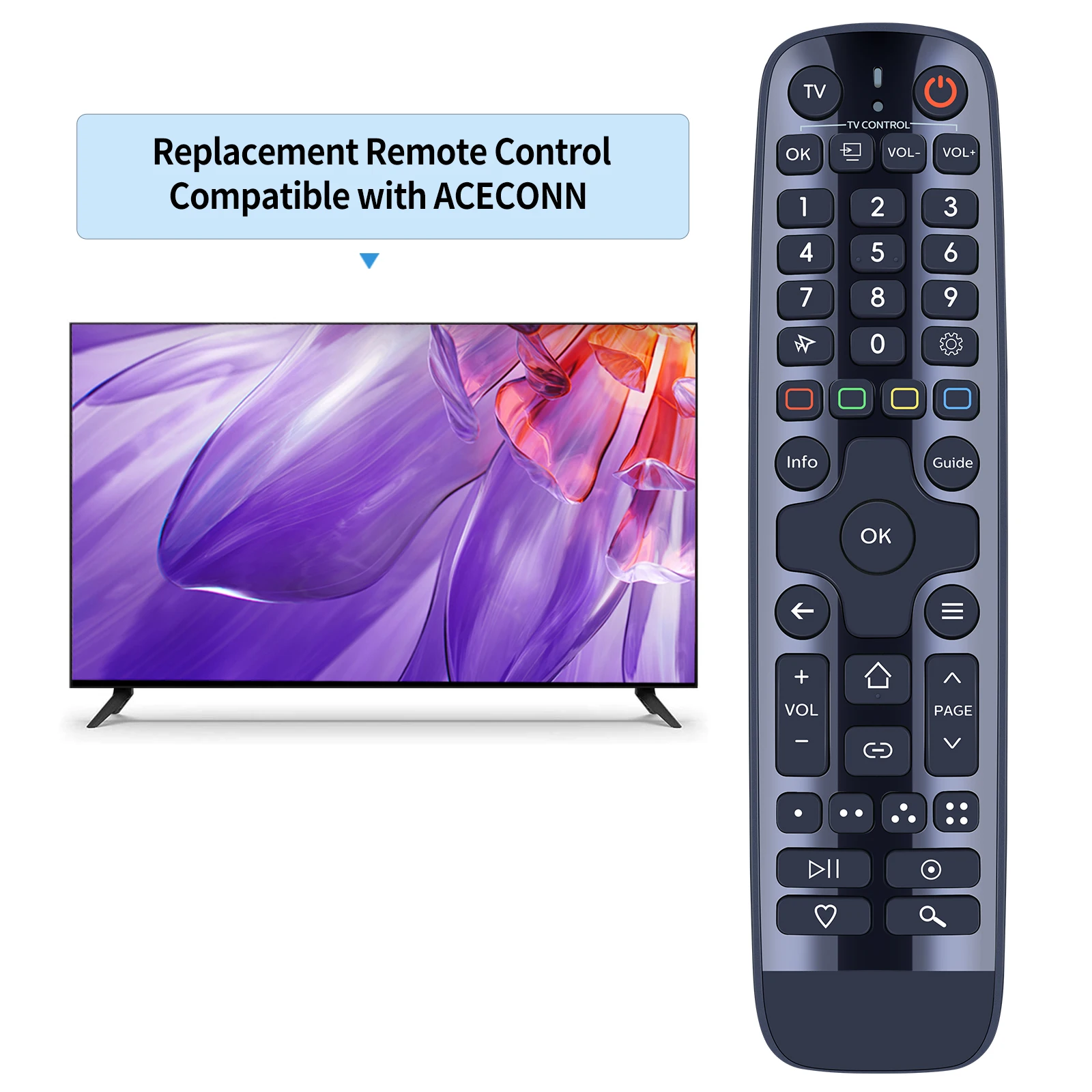 Универсальный замененный пульт дистанционного управления для ACECONN ACE11 Android и Linux Streaming Box