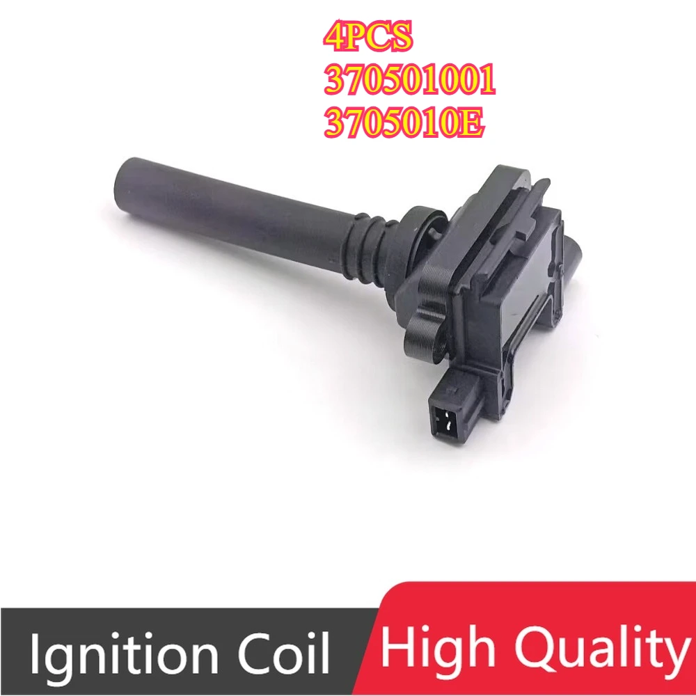 

Комплект из 4 катушек зажигания 370501001 3705010E 3705010-01 3705010-E для BYD Flyer, Changan Star 3, 2 Shenqi T20, BENNI MINI, Benben