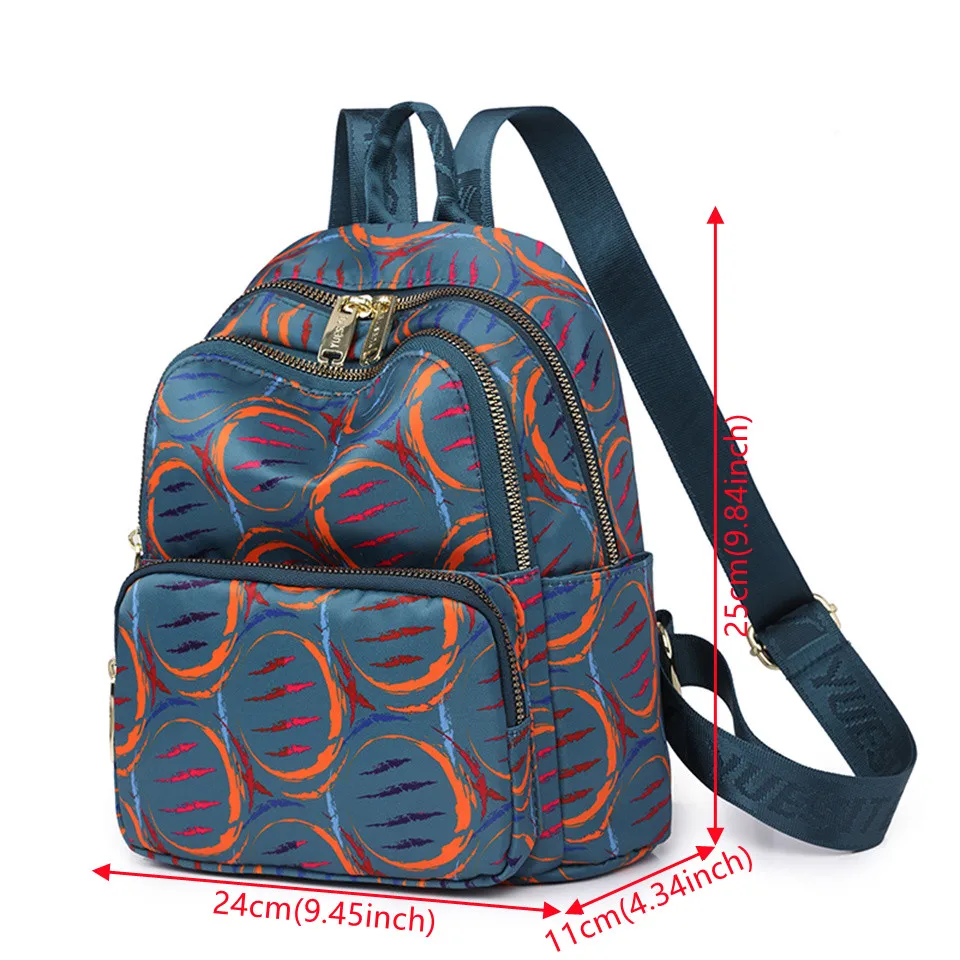 Mochila informal de nailon para mujer, morral escolar para adolescentes, bolsos de hombro para estudiantes de viaje