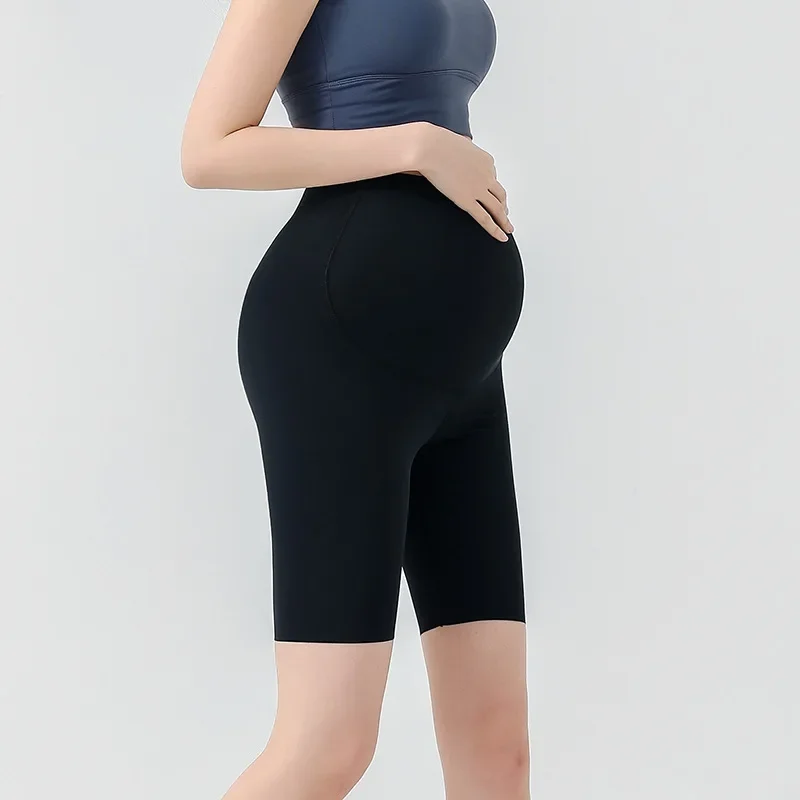 Yoga Shark Pants Belly Support Seamless Shorts Mask Pants Maternity Pants New Versatile Spring and Summer Thin Bottoming Pants