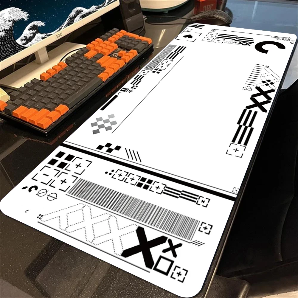 XXL Коврик для мыши Большой коврик для мыши Коврик для клавиатуры CS GO Print Stream Design Counter Strike Gaming Anime Girl Gamer Kawaii Настольный коврик Розовый