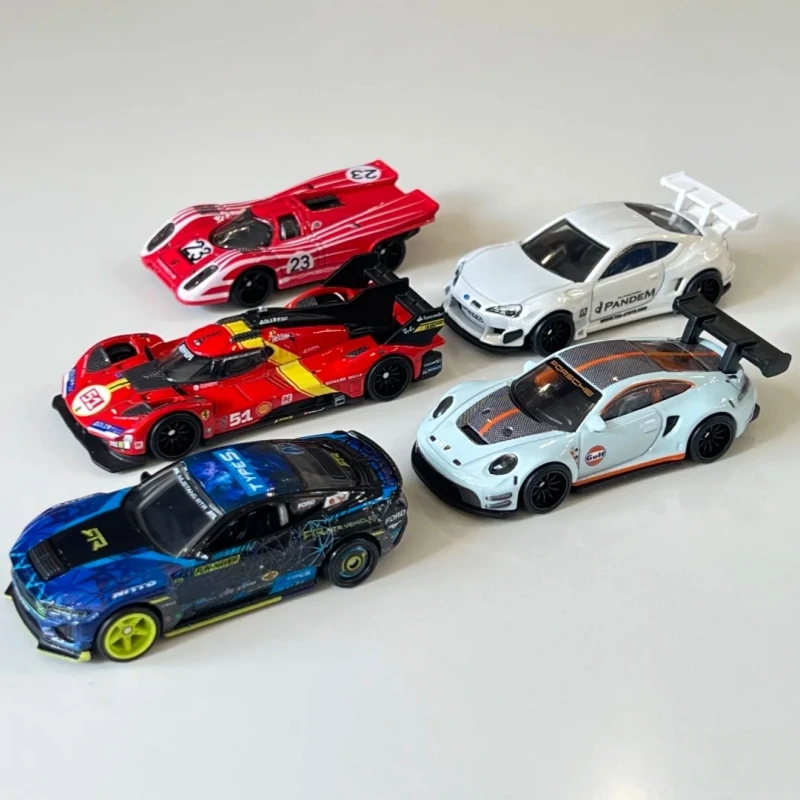 

In Stock HotWheels Car Model Car Culture Series European Speed FPY86 Ferrari 499P Porsche Ford Collection Alloy Car Custom Gift