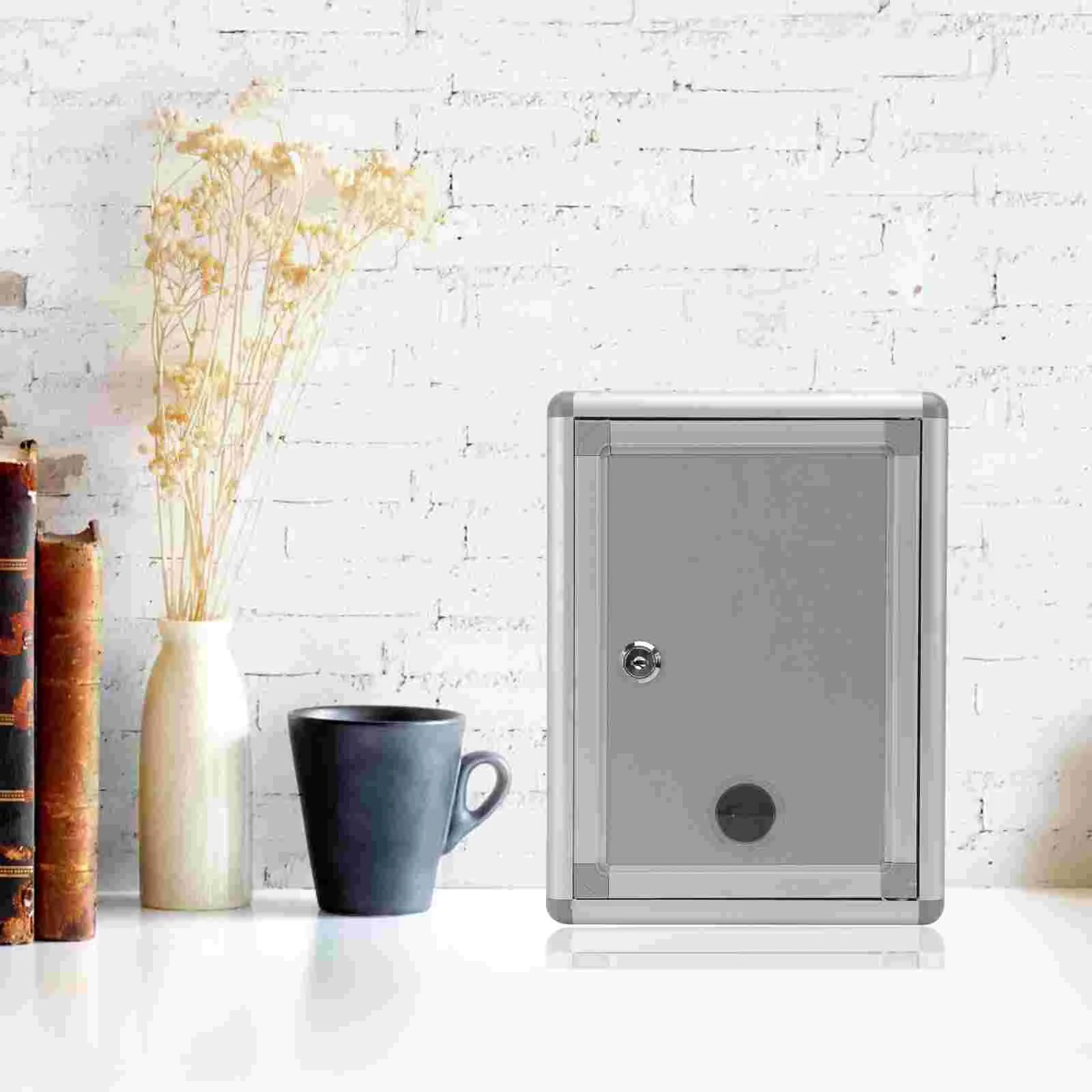 

Small Mailbox Decorate Alloy With Lock Aluminium Mailboxes for outside Wall Mount