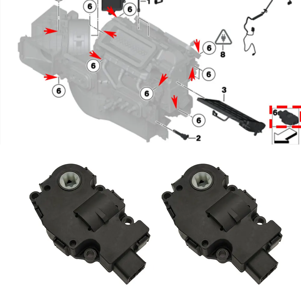 For BMW X1 X2 X3 X3 4 X5 X6 Car Air Conditioning Control Motor Heater Motor Actuator For Bmw E84 E70 F48 F39 F25 F26 F15 F16