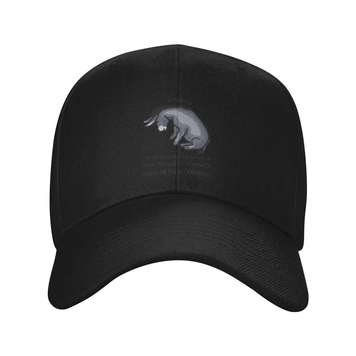 Eeyore Quote About Kindness Baseball Cap New In The Hat Snapback Cap Luxury Cap funny hat Women's Golf Clothing Men's