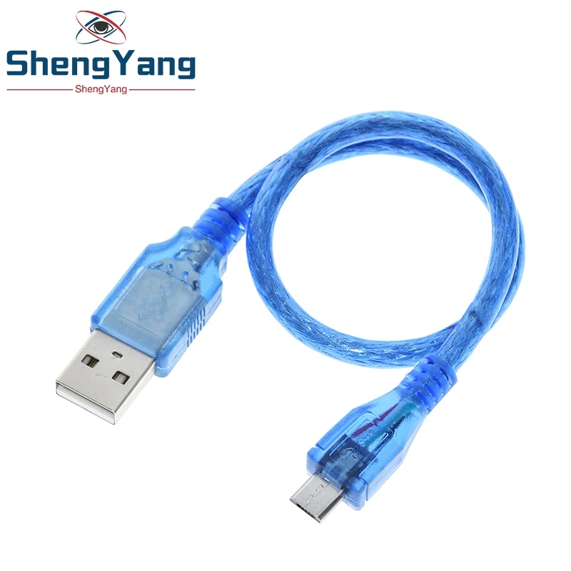 TZT 30cm 1.64FT USB Cable for Leonardo/Pro micro/DUE High Quality A type Micro USB 0.3m for Arduino