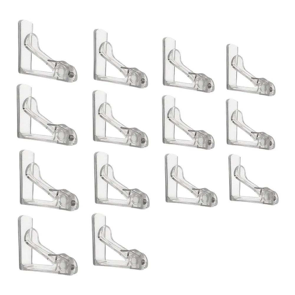 14pcs Clear Plastic Tablecloth Clamps Table Cover Fasteners For Outdoor Dining Picnic Camping Windproof Grip Accessories