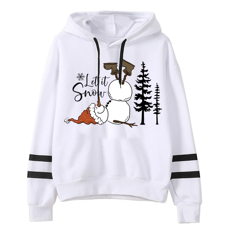 Engraçado natal boneco de neve gráfico masculino feminino hoodies moda criativa confortável pulôver topo solto casual manga longa roupas