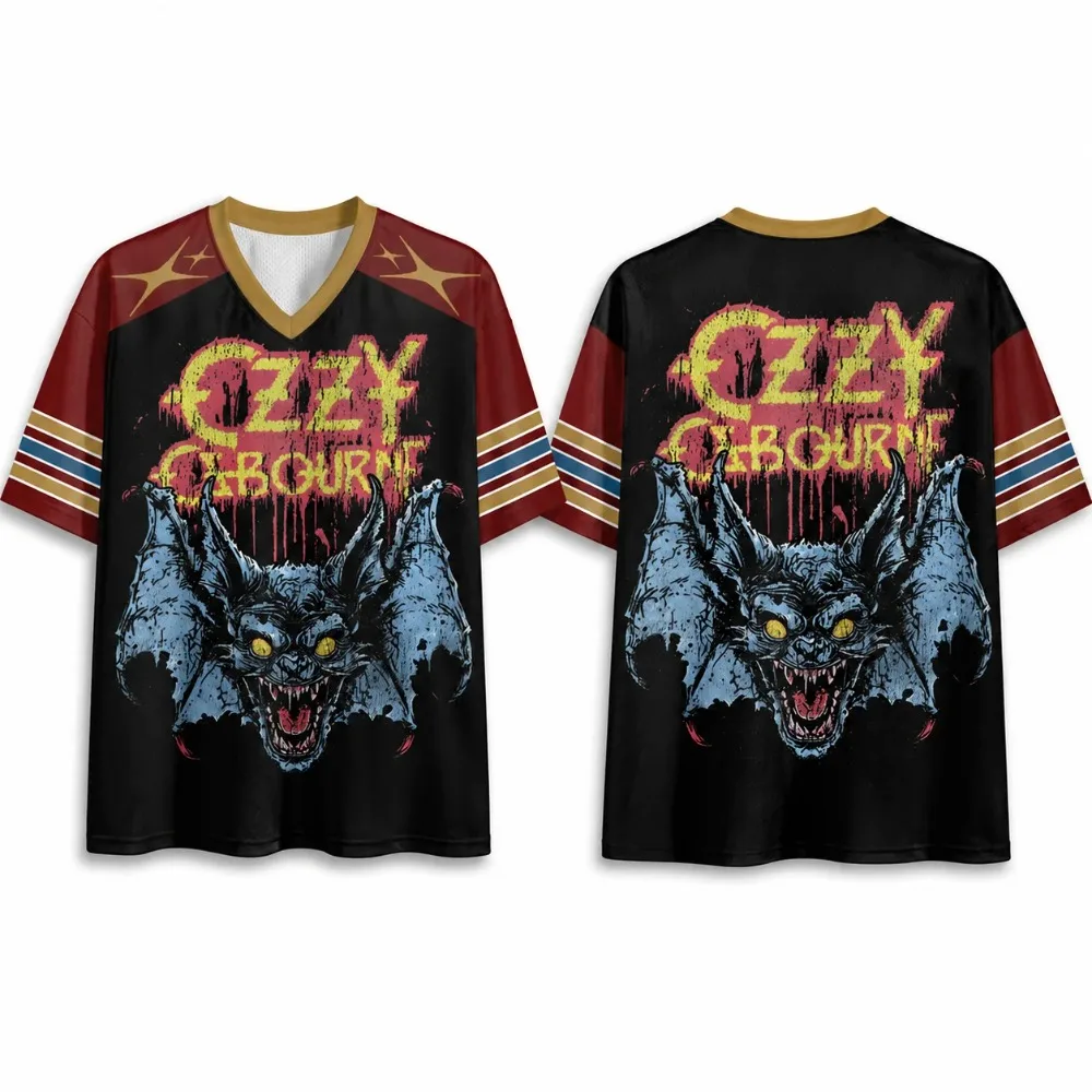 Retro-Horror-Fledermaus 3D-Druck Herren Damen Sport Schnelltrocknend Atmungsaktiv V-Ausschnitt Locker Sitzendes T-Shirt Modischer Street-Trend Kinder-Oberteil – Detail 4