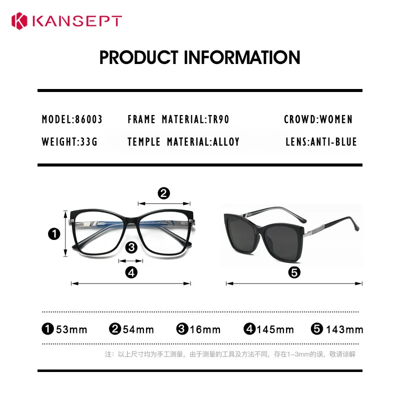 KANSEPT женские очки с градуированными линзами по рецепту для чтения, мужские солнцезащитные очки, прозрачные очки для чтения женщин