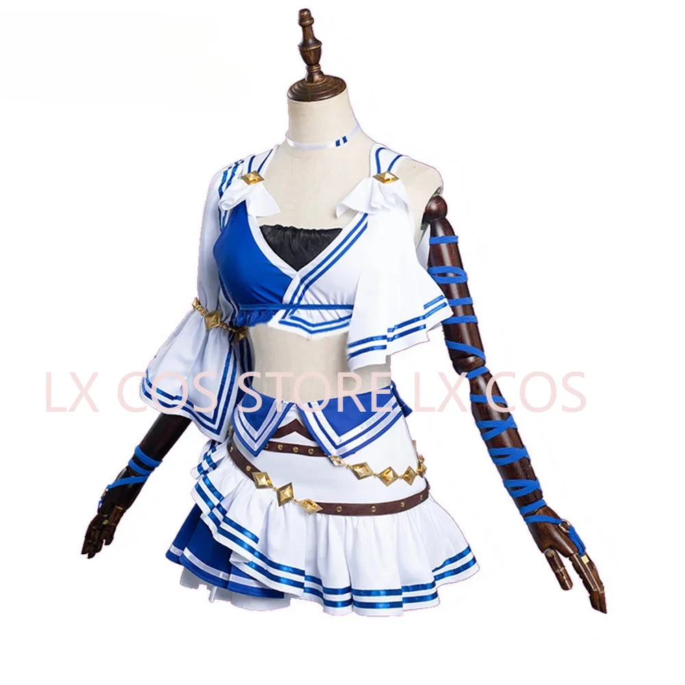 Uma Musume Pretty Derby Hishi Amazon Cosplay Costume Halloween Christmas Wig Ear Tail Shoes Outfits Custom Size