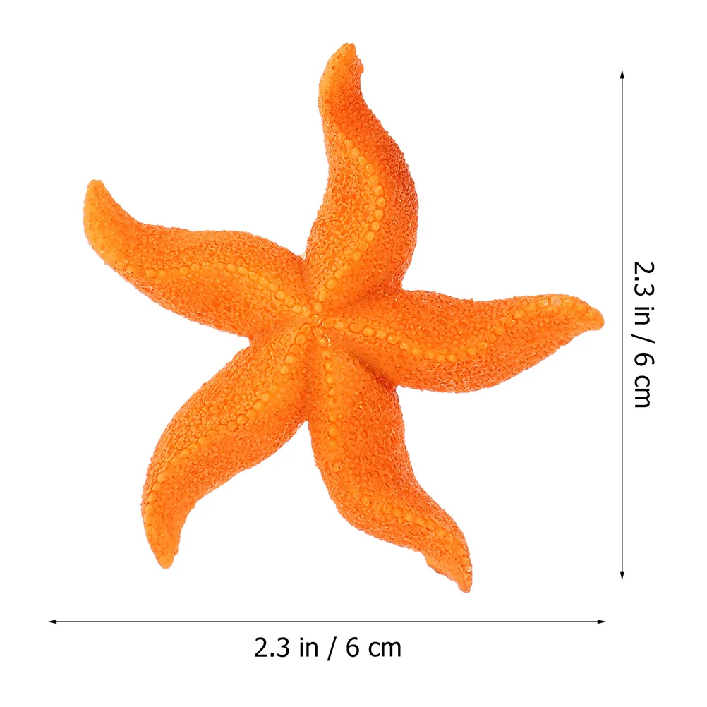 

4Pcs Artificial Coral Reef Resin Coral Ornament Sea Star Aquarium Decor Fish Tank Landscape Decoration Aquarium Accessory
