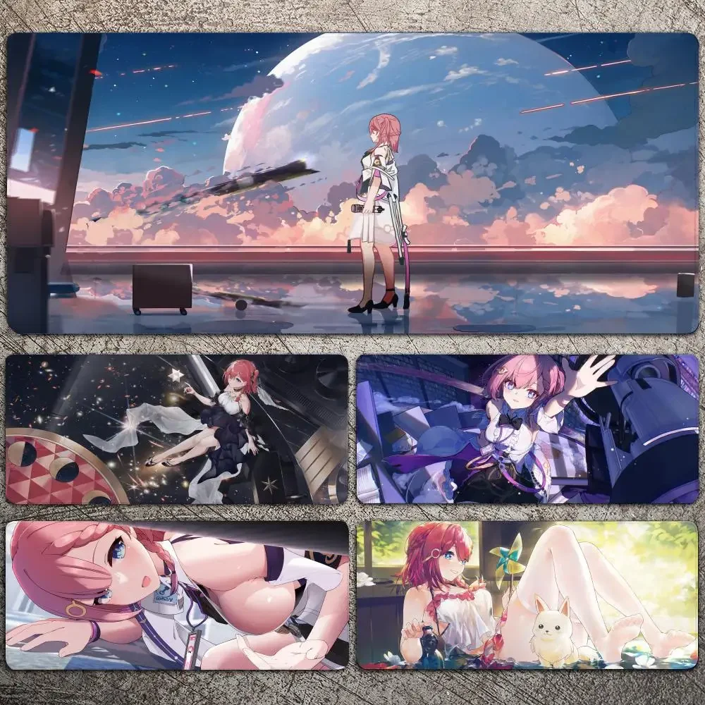 Asta Honkai Star Rail Mousepad Large Gaming Mouse Pad LockEdge Thickened Computer Keyboard Table Desk Mat