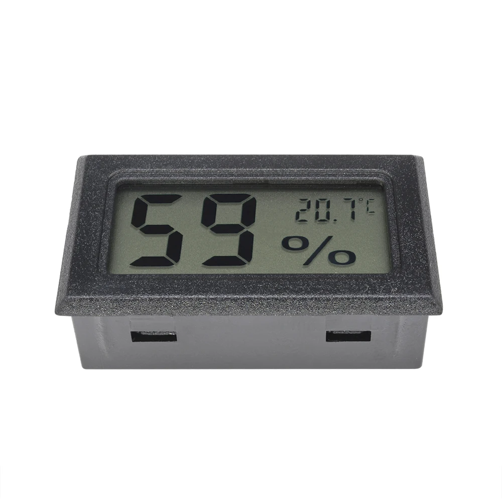 Mini Digital Thermometer Hygrometer LCD Embedded Temperature And Humidity Meter Temperature Sensor Humidity Meter Gauge