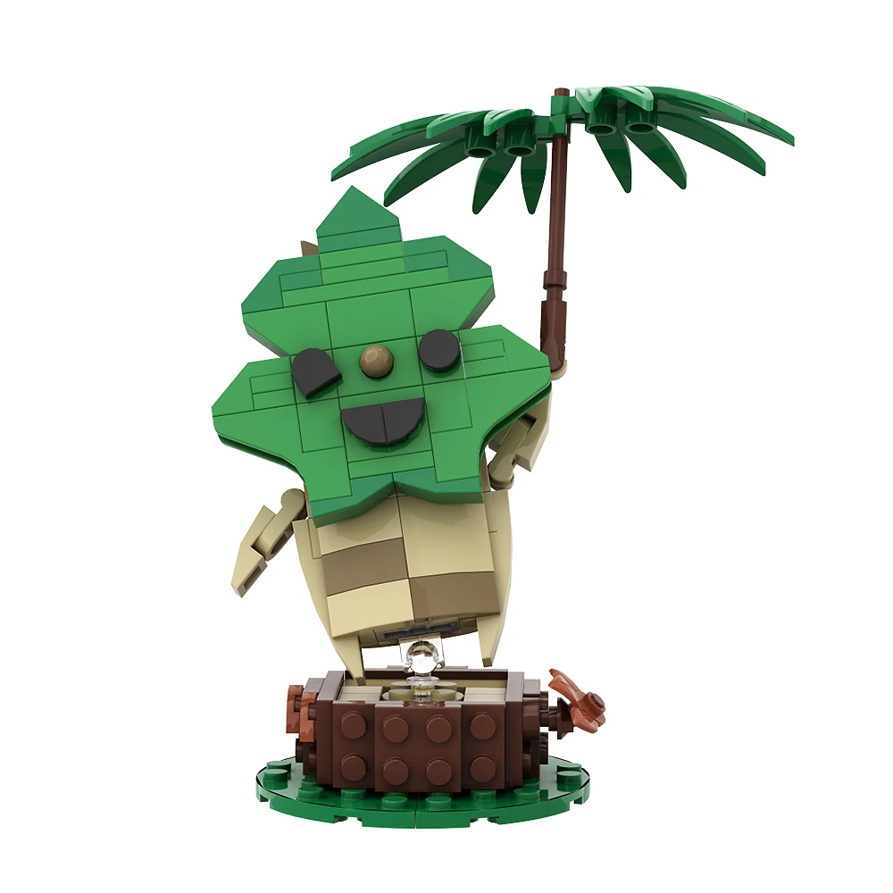 ชุดตัวต่อเกม gobicks Moc zeldaed yahaha korok brickheadz แบบอิฐ zeldaed ชุดบล็อกตัวต่อลายซากปรักหักพังสำหรับเป็นของขวัญ