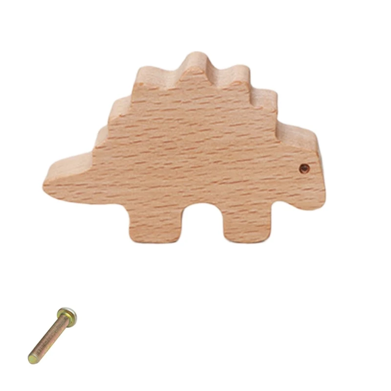 Wardrobe Knob Dinosaur Cabinet Drawer Handle Cupboard Pulls Furniture Decorative Handle for Girl and Boy Room