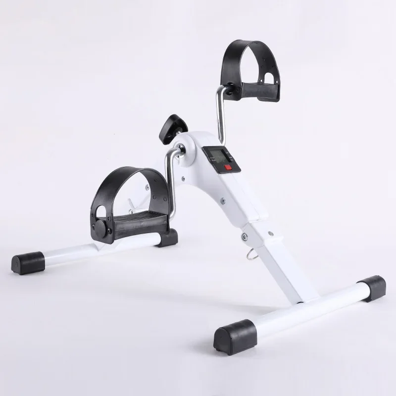 

Folding Pedal Exerciser Mini Arm Leg Under Desk Exercise Bike Foot Hand Cycle Portable Stationary Peddler Machine Bicycle