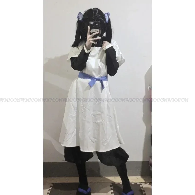 SS23Anime Slayer Cosplay Aoi Kanzaki peluca demonio mujeres hombres fiesta de Halloween disfraz de juego de rol