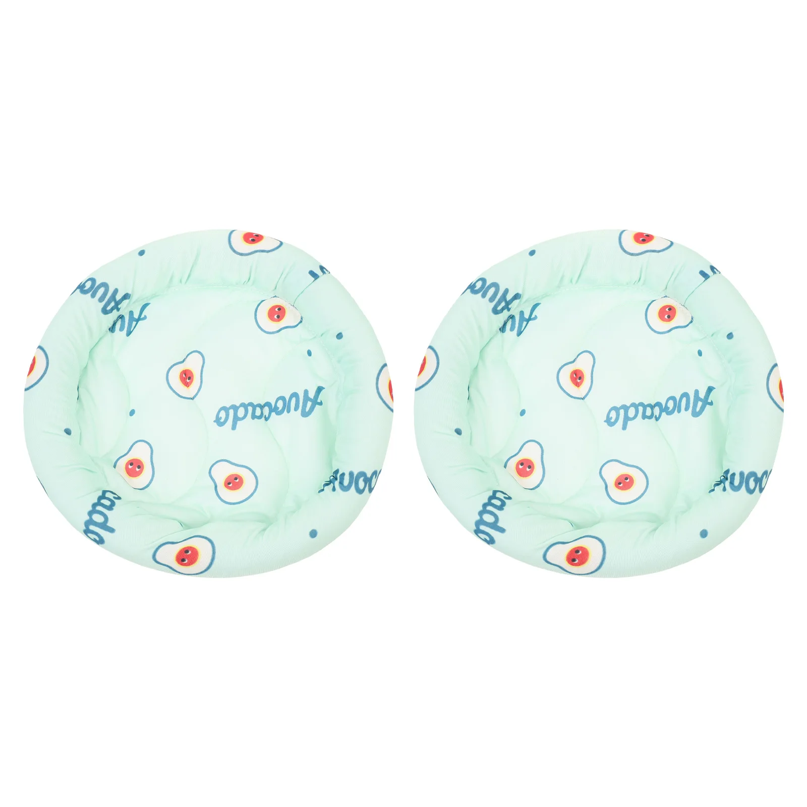 

2pcs Ice Silk Pet Cooling Cushion Summer Sleeping Mat Non-Slip Lightweight For Hamster Rabbit Small Pet Floor Pad Guineas Pig