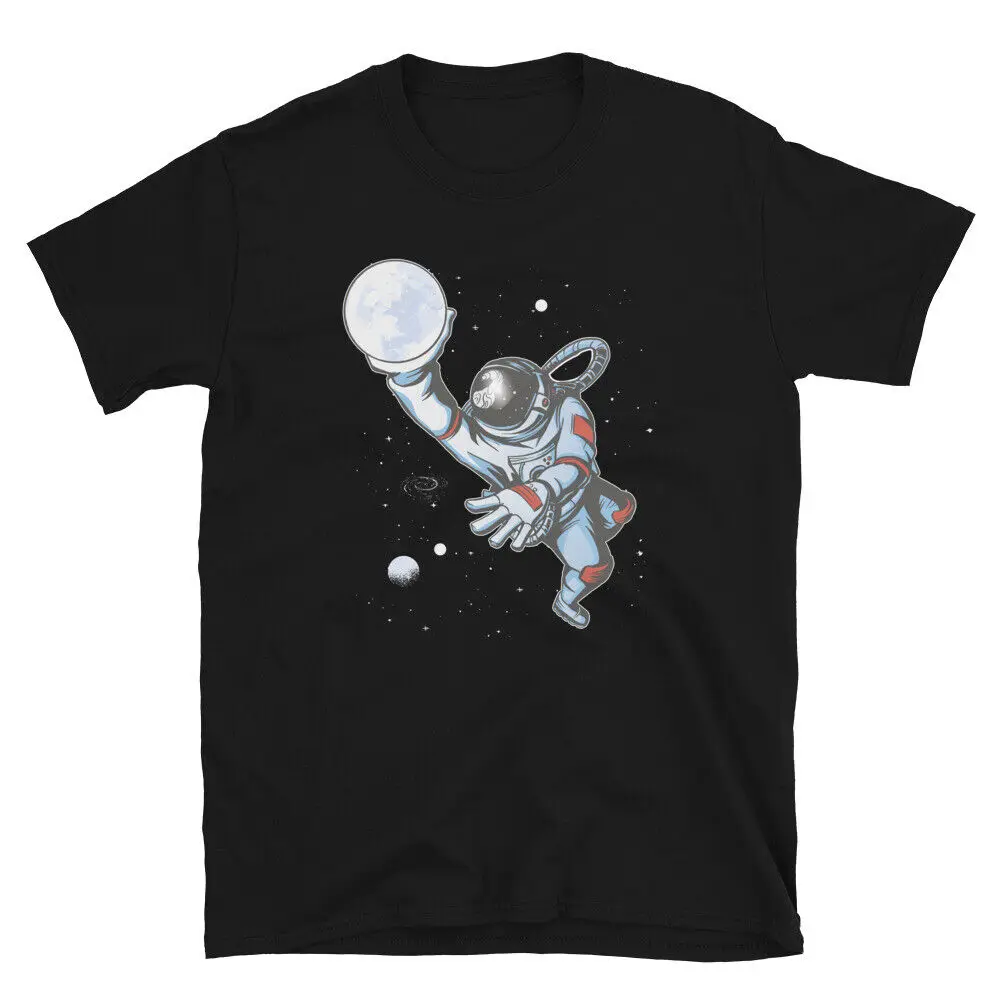 Camiseta gráfica increíble de astronauta y Luna para hombres y mujeres, camisetas gráficas de Anime, ropa para mujeres, camisetas de manga corta, Tops Y2K, recién llegados