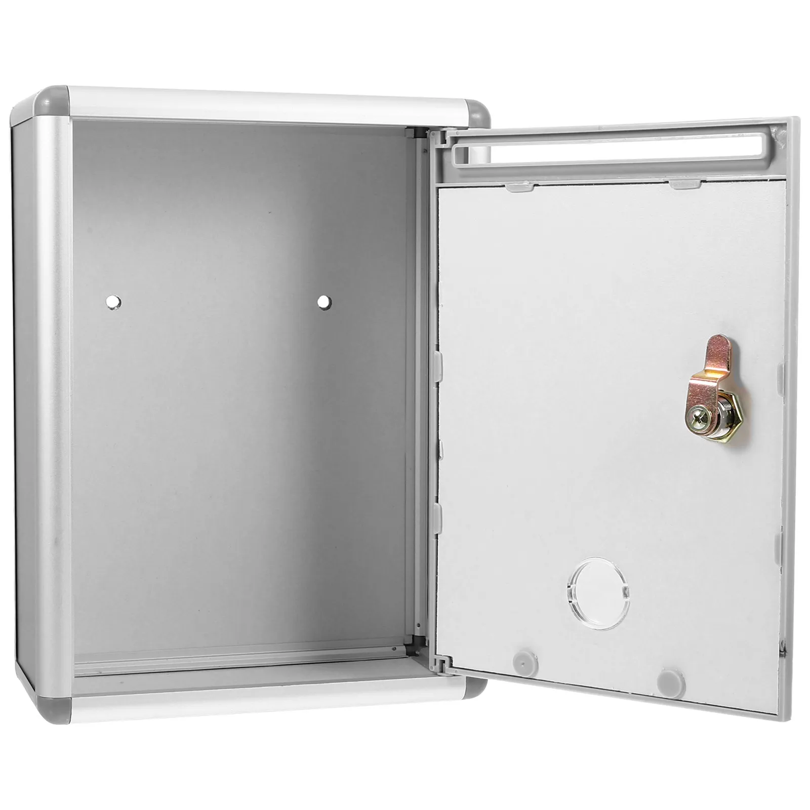 1Set Wall Mounted Suggestion Security Metal Plastic Complaint Mailbox Office Mailbox Donation Storage