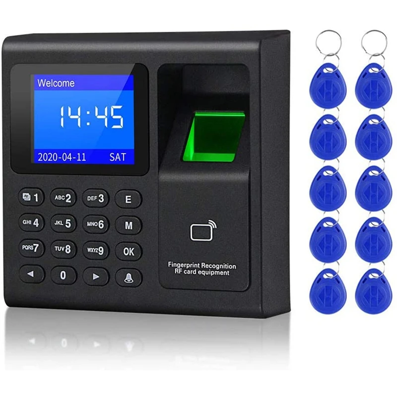 

Biometric RFID Access Control System RFID Keypad USB Fingerprint System Electronic Time Clock Attendance Machine