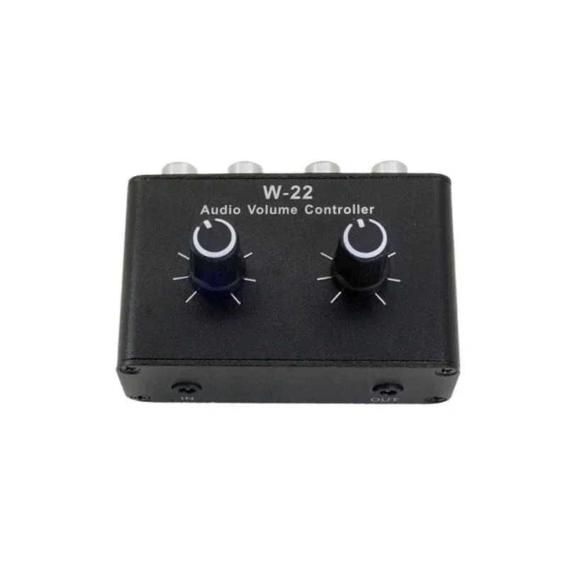 W-22 stereo audio sound volume control attenuator left and right channel balance adjustment