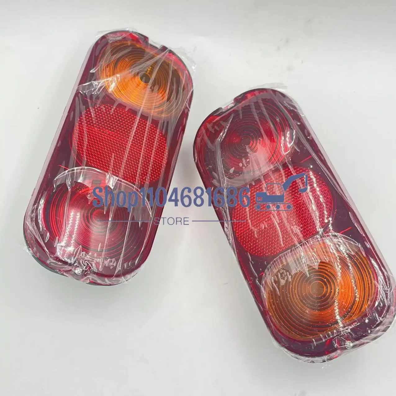 

1 Pair JCB Brake Headlights 700/50018/2CX 3D 3CX Rear Taillight Assembly Reversing Light Loaders Forklifts Excavator Digger Lamp