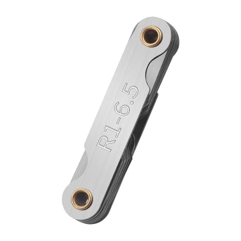 

Radius Gauge R Gauge Sample High Precision R Angle Gauge Measuring Tool, Arc Ruler