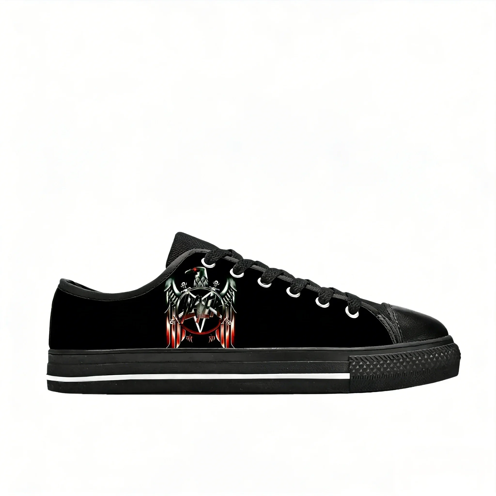 

Heavy Metal Band Rock Music Singer Slayer Horror Casual Cloth Low Top Shoes Comfortable Breathable 3D Print Men Women Sneakers