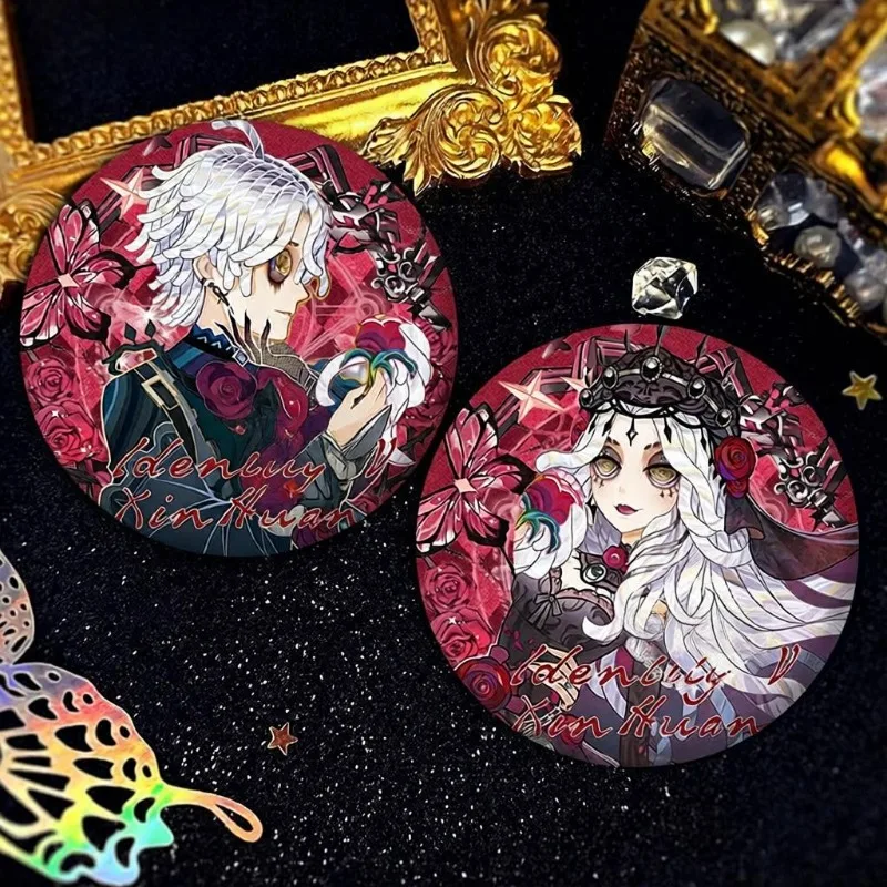 Identity V Patient Psychologist Badge Dream Painted Theater Series Anime Game Character Brooch Backpack Decor Collection Gift