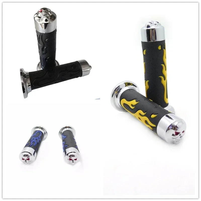 

Motorcycle 22MM Flame Hand Grips for Yamaha Scooter Burgman Skywave Ducati 749 898 Suzuki GSXR 600 750 1000 HAYABUSA GSX1300R