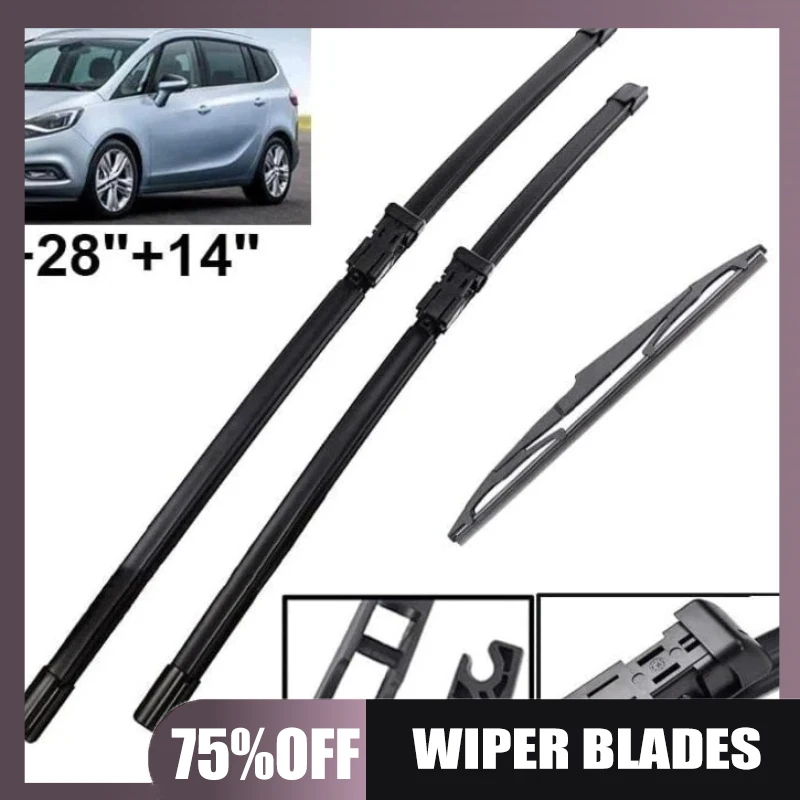 

Suitable for Opel Zafira Tourer C 2012-2020 front and rear wipers