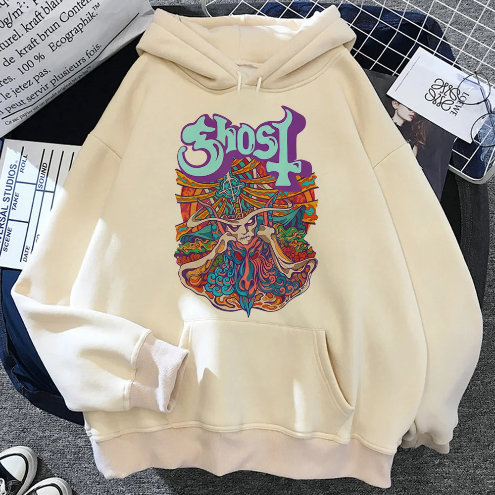 Ghost Band hoodie comic casual wear pattern anime printed design women hoddie pullover designer comfortable streetwear pattern