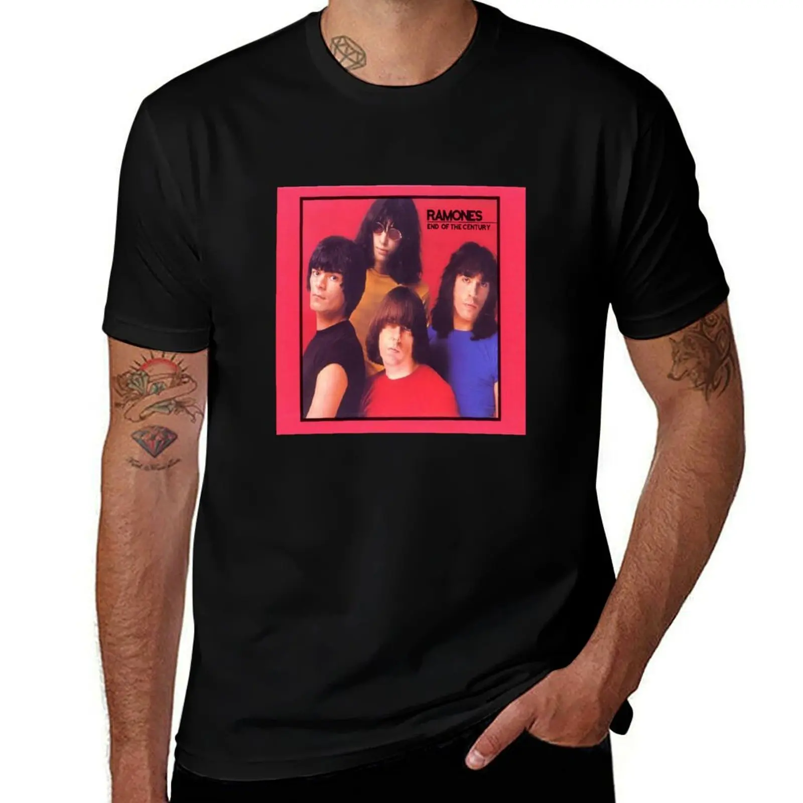 Rámonés band End Of The Century 2 Album Cover T-Shirt man t shirt graphic T-Shirt