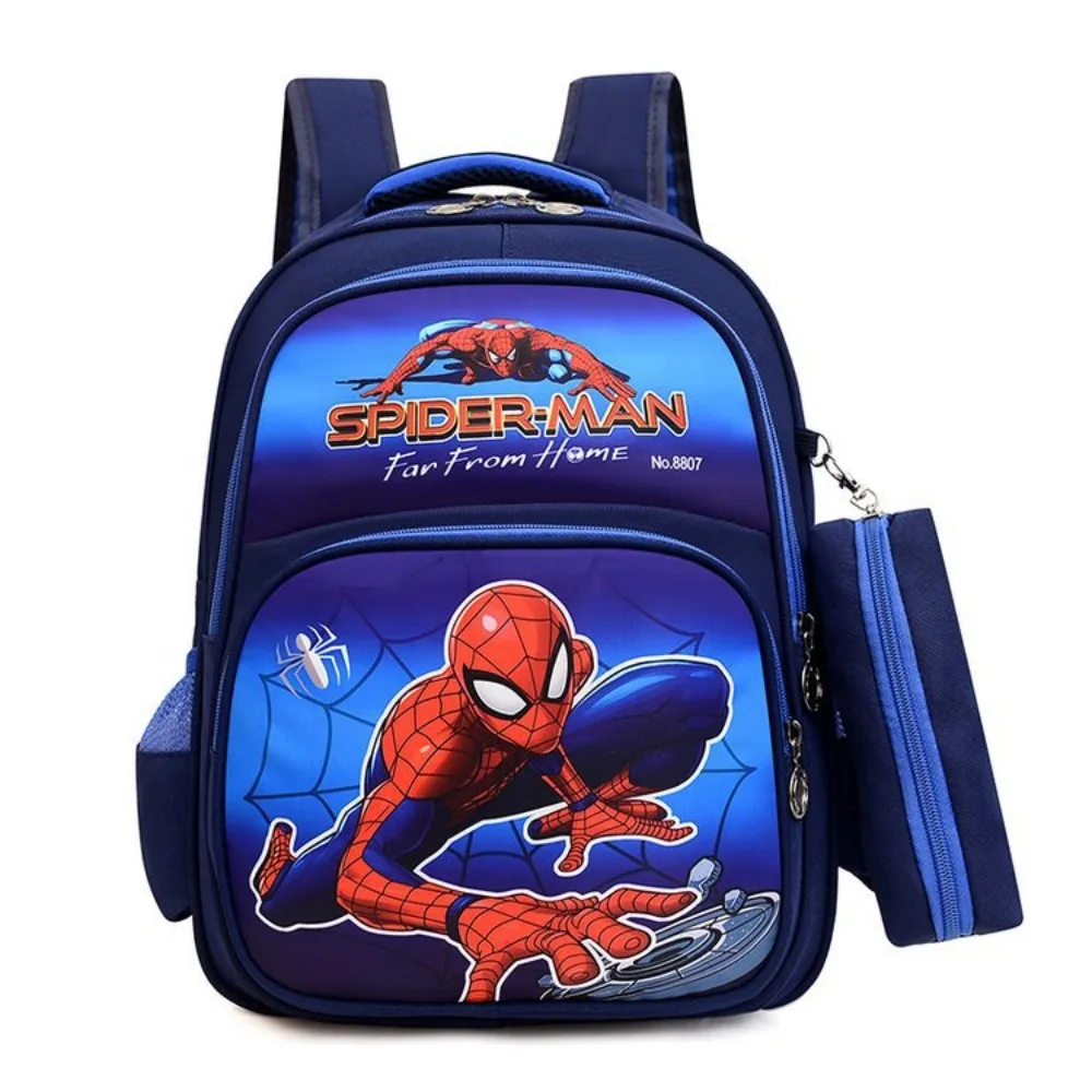 Spider Man Children Backpack for Boys Girls Cartoon Cute Frozen Elsa Fashionable Lightweight Comfortable Waterproof Backpacks