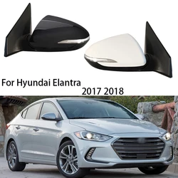 Car Side Rearview Mirror Assembly For Hyundai Elantra 2017 2018 Auto Heated Exterior Turn signal lights Electric Folding