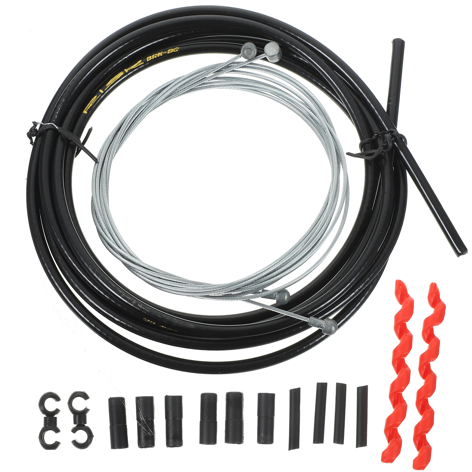 

Bike Brake Cable Wire Tube Set Front Rear Inner Steel Brake Shape Rotation Clip Buckle Derailleur Accessories For Bicycle