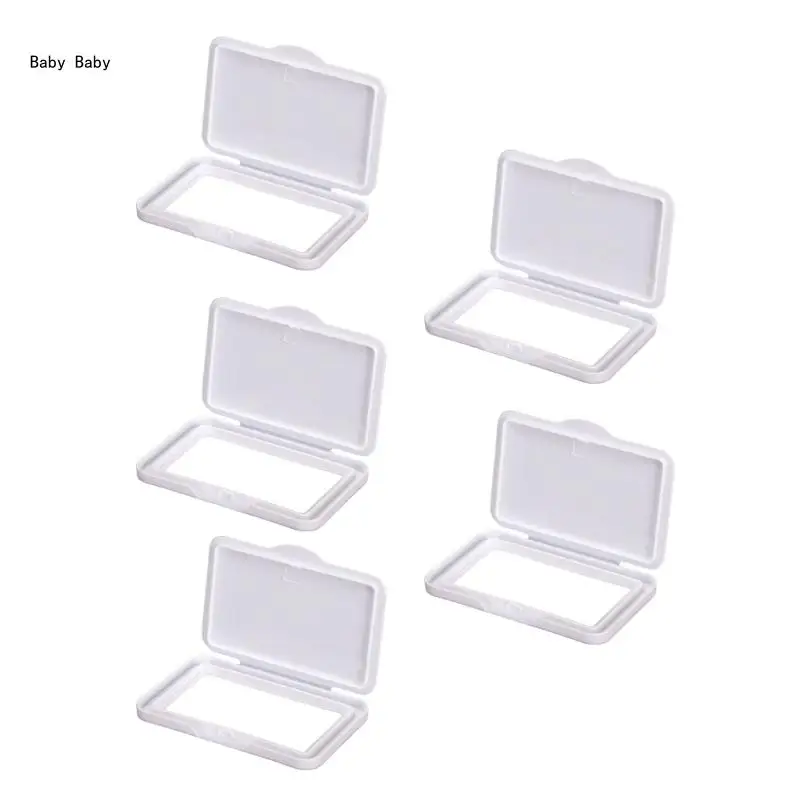 5 stks/pak Kind Natte Papieren Zakdoekjes Deksel Cover Stofdicht Beschermende Caps Tissue Box Protector Gemakkelijke Oplossing