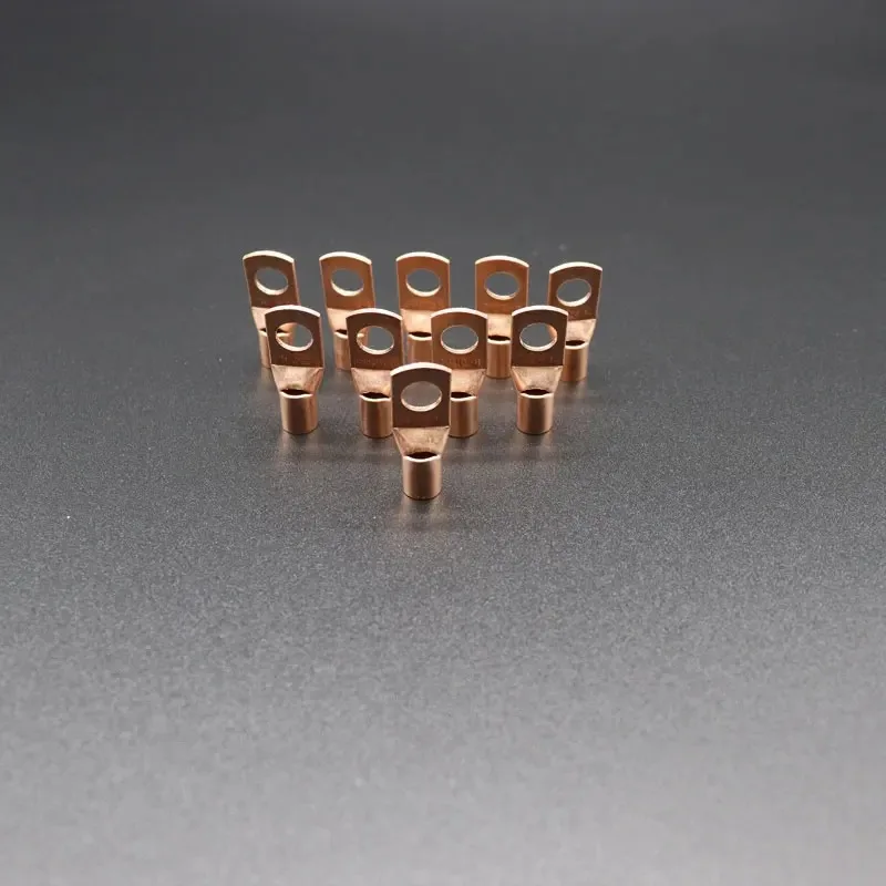 10 Stück Kupferkabelschuhe Ringkabelverbinder Blankkabel Elektrische Crimpklemmen SC6-5 SC10-10 SC16-10 SC25-10 SC35-6 SC35-8 SC35-10 – Detail 4