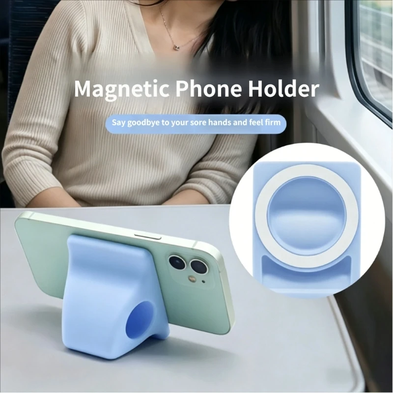  Silicone Phone Stand With Strong Grip Video Call Desktop Phone Brackets Holder